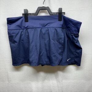 Nike Golf Dri-Fit Skort Navy Blue XL Built-In Shorts Active Skirt Pocket